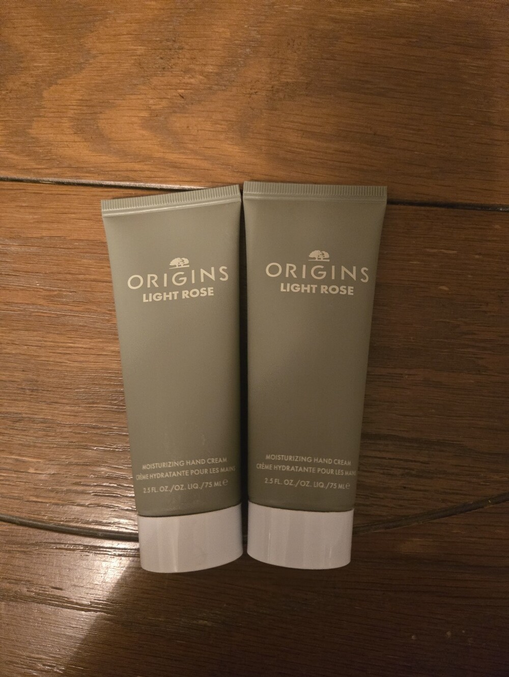 Origins Light Rose Moisturizing Hand Cream - Olive Green Tubes